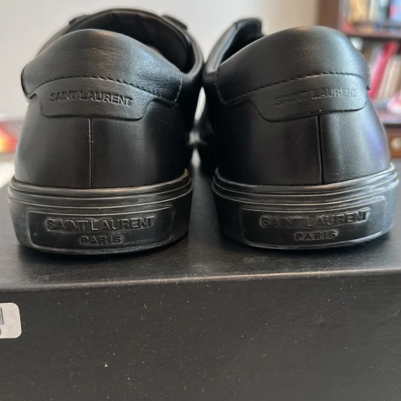 Saint Laurent Men’s Andy Sneakers in Leather - Picture 2 of 7